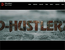 Tablet Screenshot of dhustlerz.com